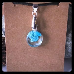 3D Island Reef Terrarium Handmade Pendant